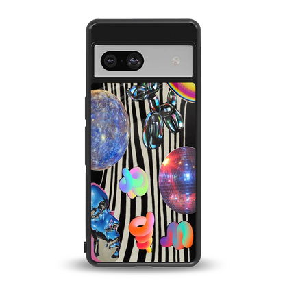 Disco Dream back phone cover | glass case for google pixel 7a