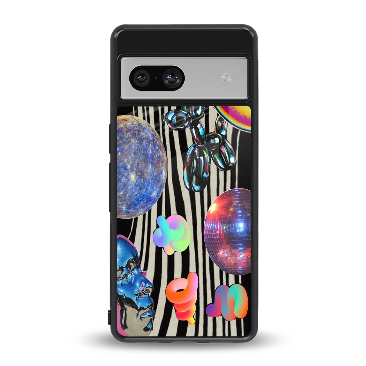 Disco Dream back phone cover | glass case for google pixel 7