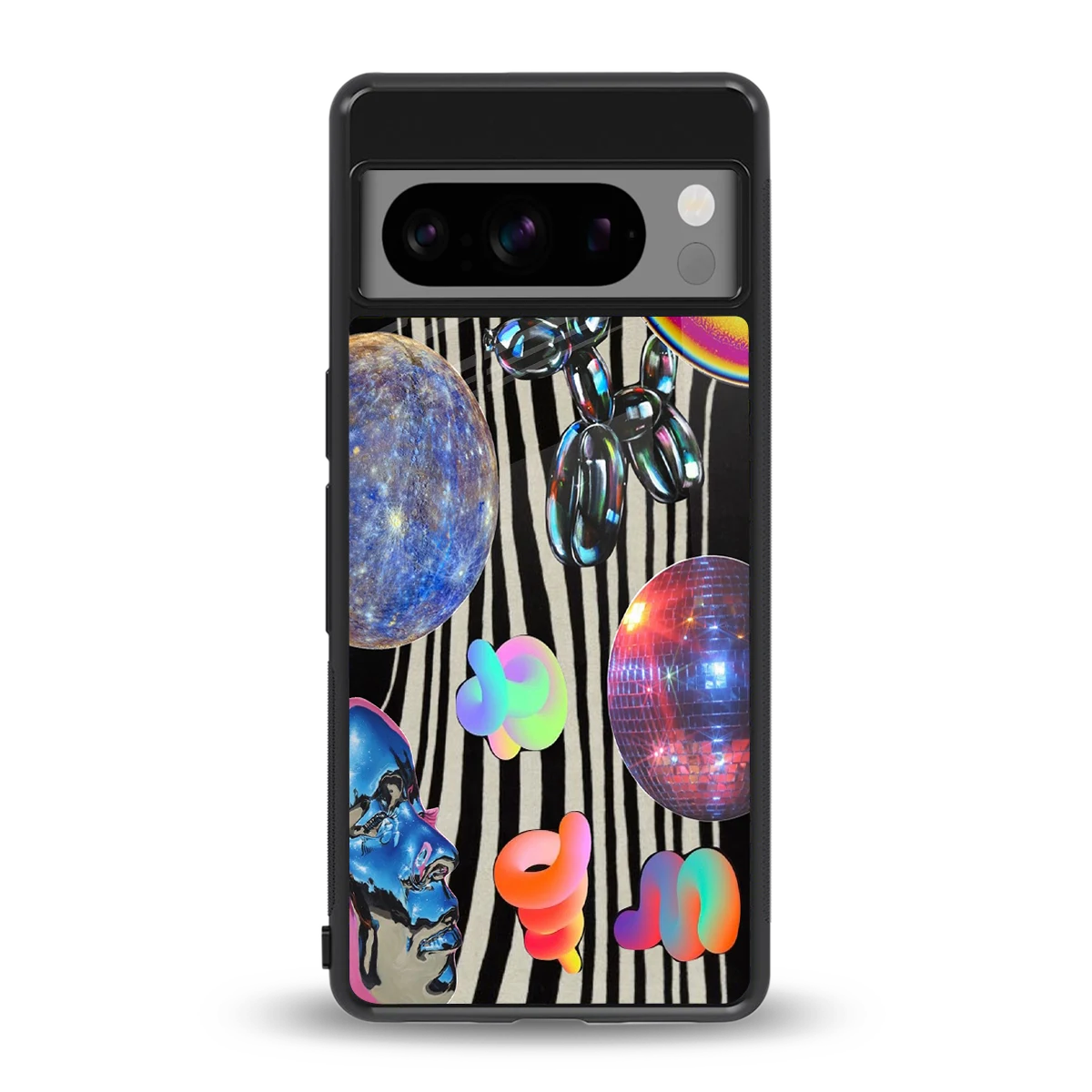 Disco Dream back phone cover | glass case for google pixel 8 pro