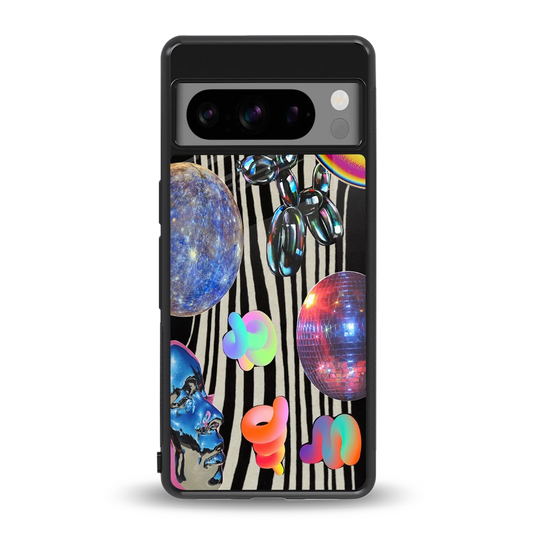 Disco Dream back phone cover | glass case for google pixel 8 pro