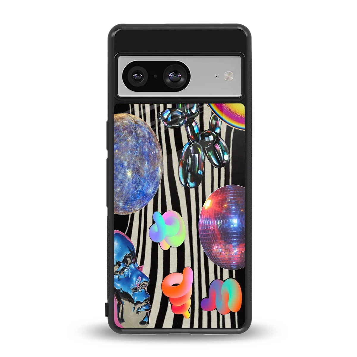 Disco Dream back phone cover | glass case for google pixel 8