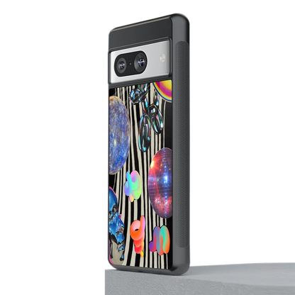 Disco Dream stylish phone case for google pixel 8 | glossy glass and slim fit