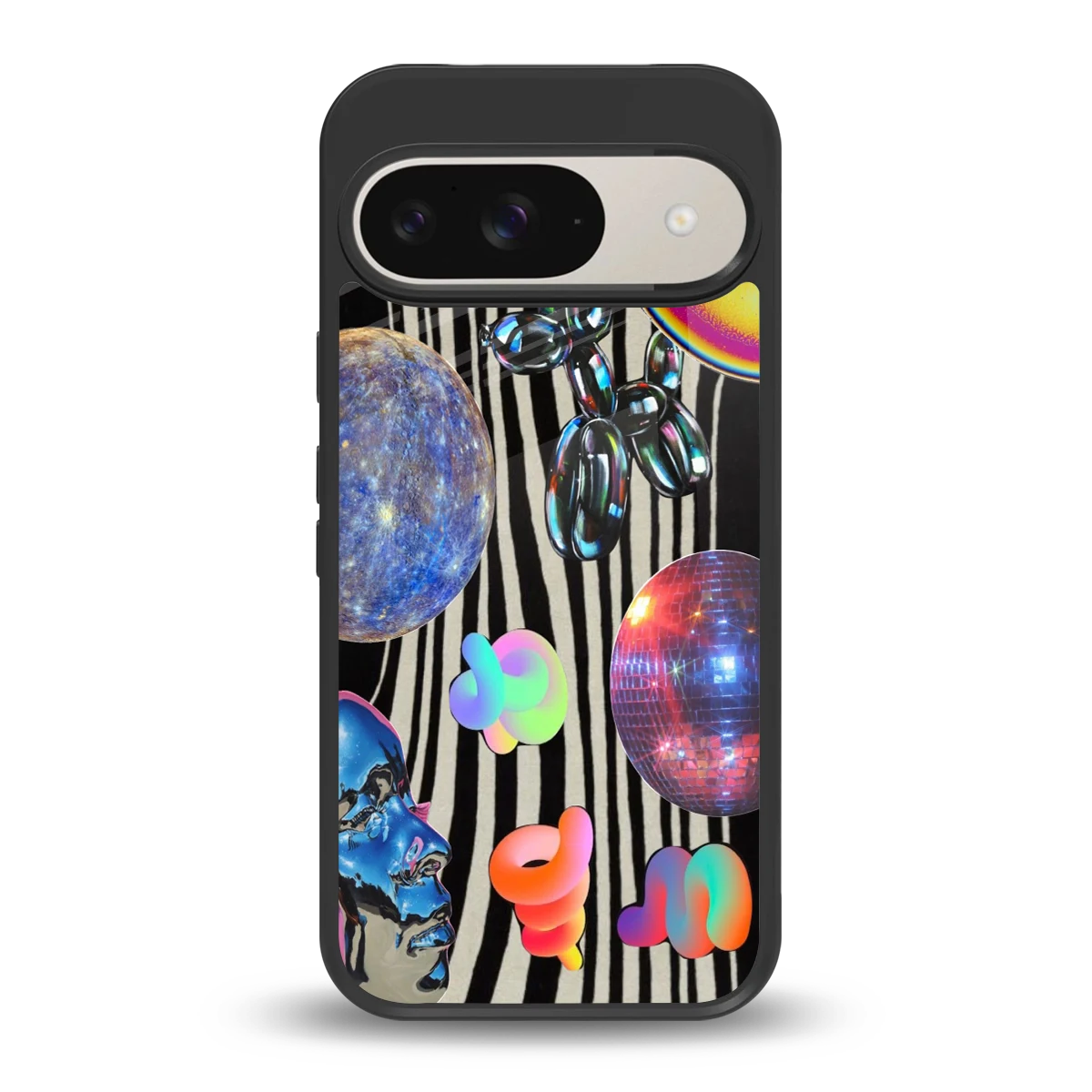 Disco Dream back phone cover | glass case for google pixel 9