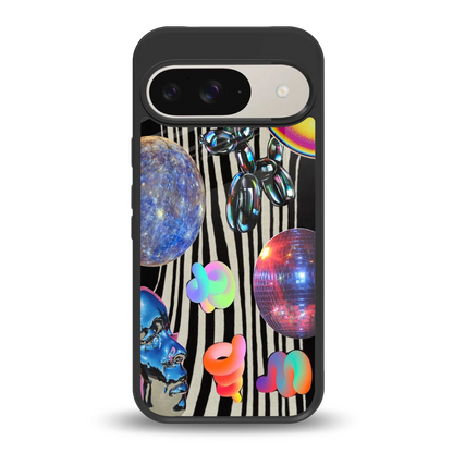 Disco Dream back phone cover | glass case for google pixel 9
