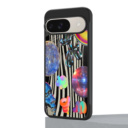 Disco Dream google pixel 9 mobile cover | shockproof glass phone case