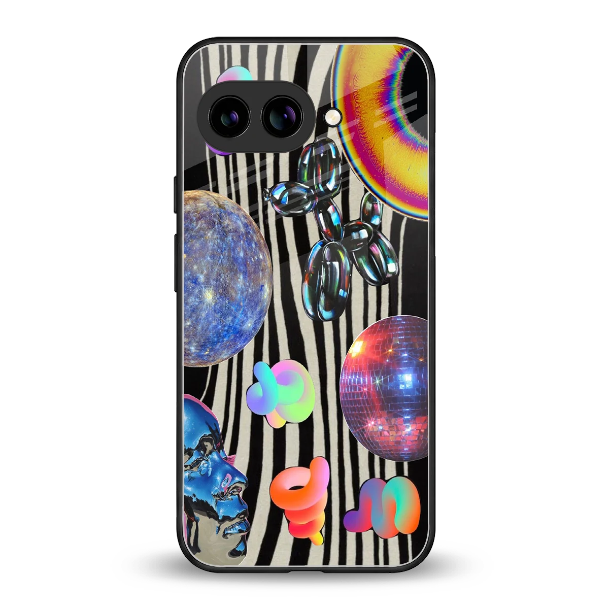 Disco Dream back phone cover | glass case for google pixel 10a
