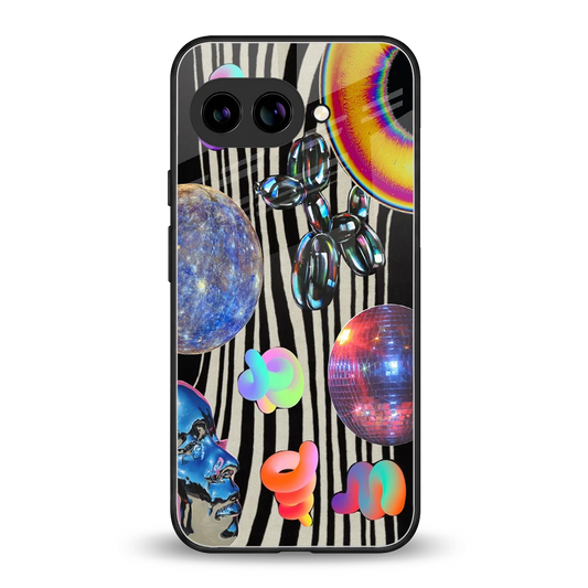 Disco Dream back phone cover | glass case for google pixel 10a