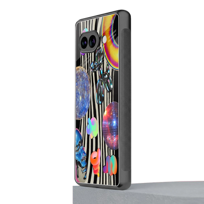 Disco Dream google pixel 10a mobile cover | shockproof glass phone case