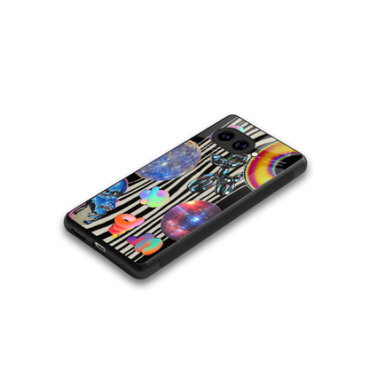 Disco Dream stylish phone case for google pixel 10a | glossy glass and slim fit