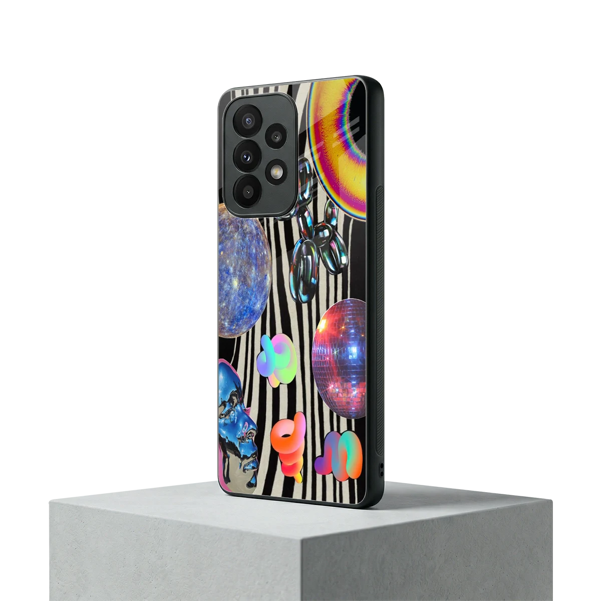 Disco Dream samsung galaxy a23 mobile cover | shockproof glass phone case