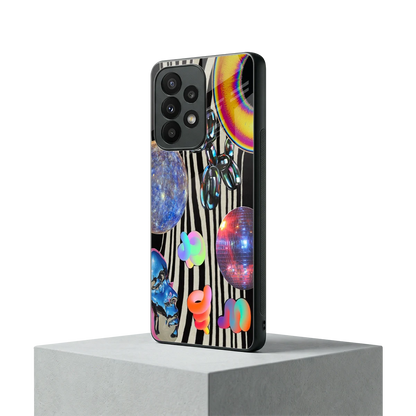 Disco Dream samsung galaxy a23 mobile cover | shockproof glass phone case