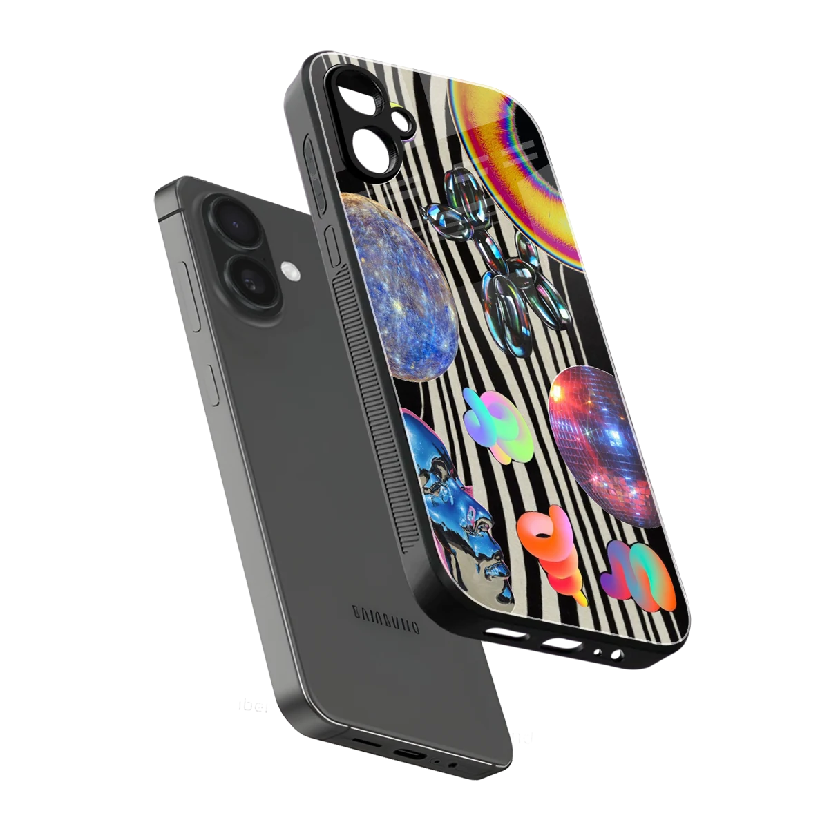 Disco Dream sleek samsung galaxy a06 5g cover with tempered glass back and TPU edges