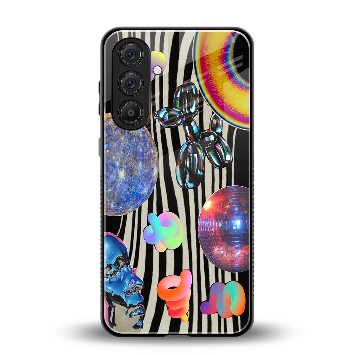 Disco Dream back phone cover | glass case for samsung galaxy m36 5g