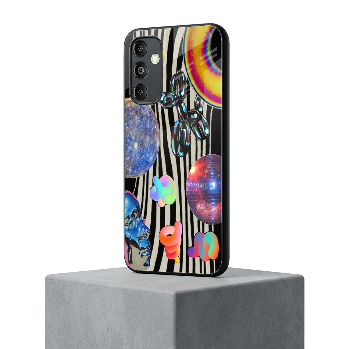 Disco Dream samsung galaxy m14 5g mobile cover | shockproof glass phone case