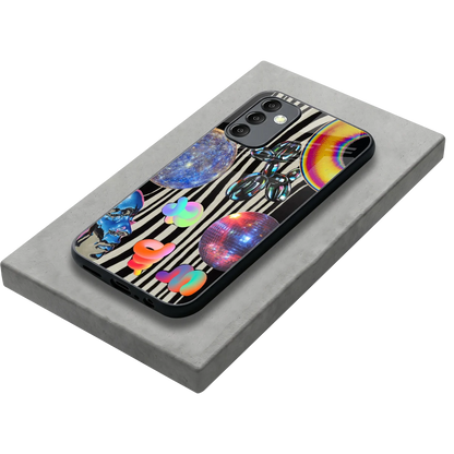 Disco Dream stylish phone case for samsung galaxy m14 5g | glossy glass and slim fit