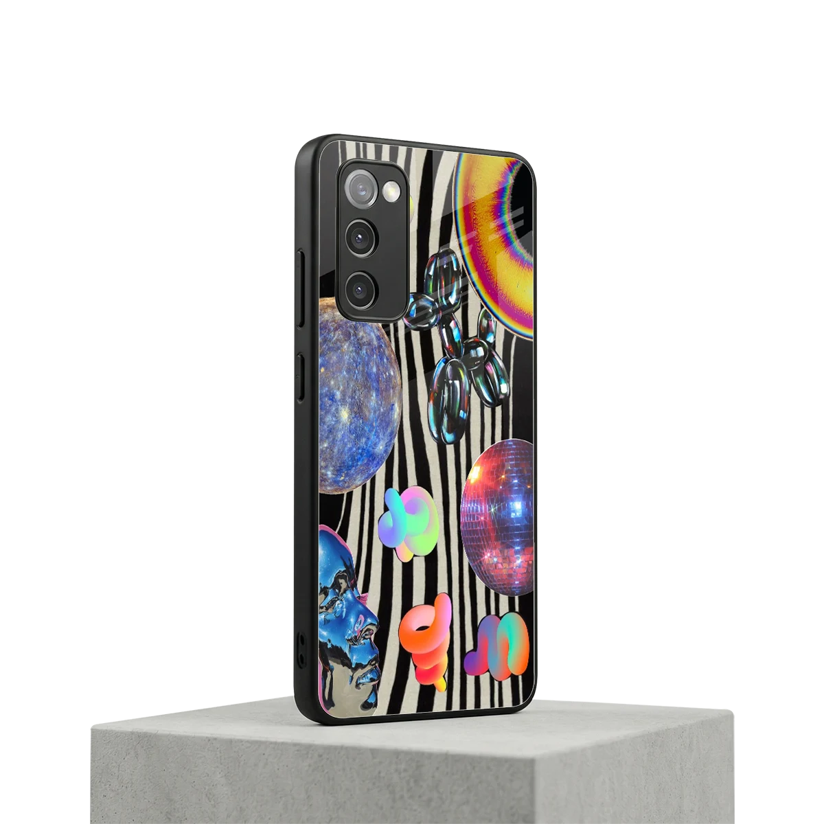 Disco Dream samsung galaxy s20 fe mobile cover | shockproof glass phone case
