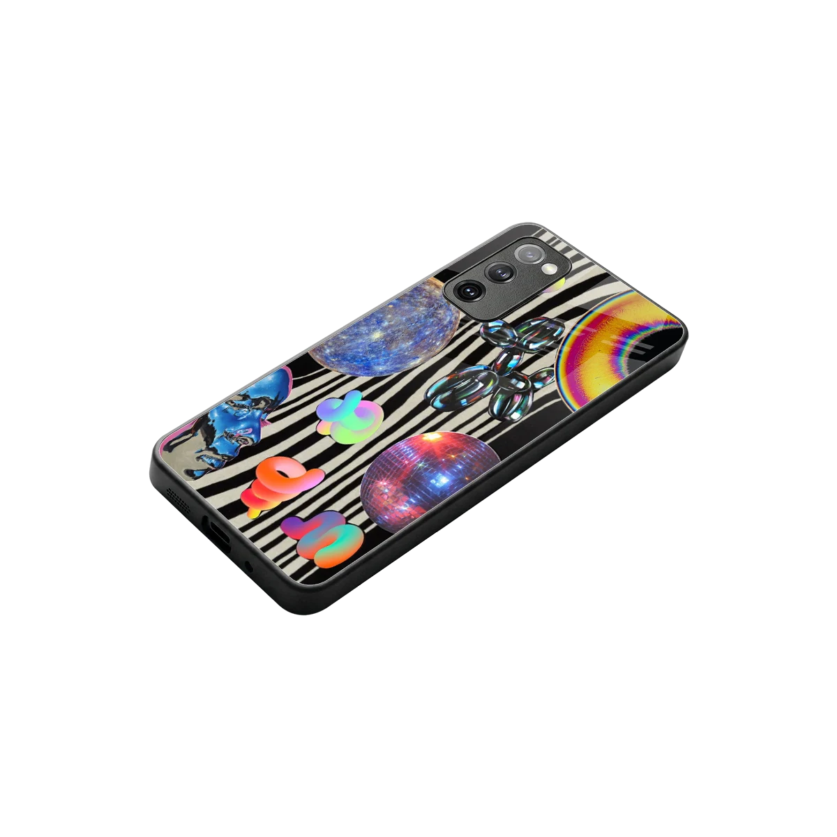 Disco Dream stylish phone case for samsung galaxy s20 fe | glossy glass and slim fit