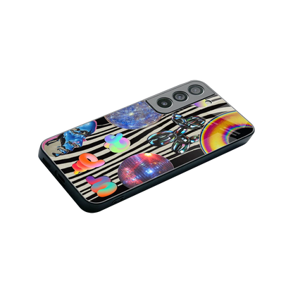 Disco Dream stylish phone case for samsung galaxy s22 | glossy glass and slim fit