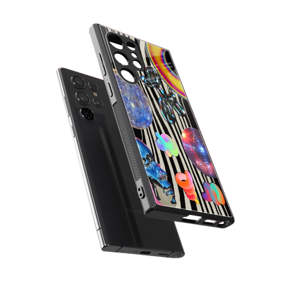 Disco Dream sleek samsung galaxy s23 ultra cover with tempered glass back and TPU edges