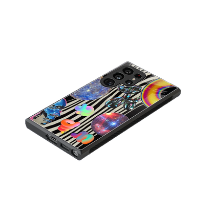Disco Dream stylish phone case for samsung galaxy s24 ultra | glossy glass and slim fit