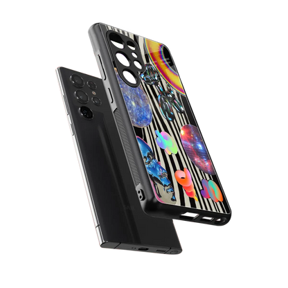 Disco Dream sleek samsung galaxy s25 ultra cover with tempered glass back and TPU edges