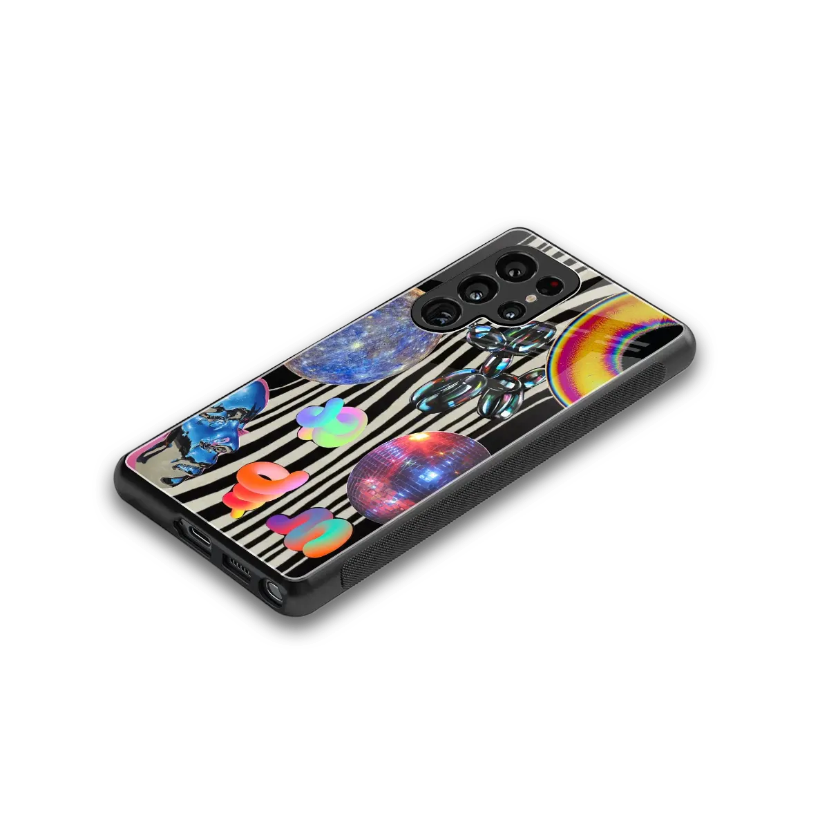 Disco Dream stylish phone case for samsung galaxy s25 ultra | glossy glass and slim fit