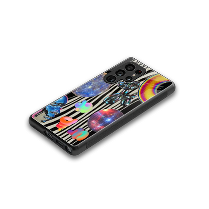 Disco Dream stylish phone case for samsung galaxy s25 ultra | glossy glass and slim fit