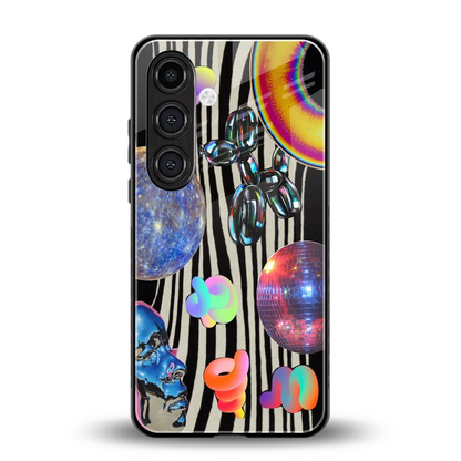 Disco Dream back phone cover | glass case for samsung galaxy s25