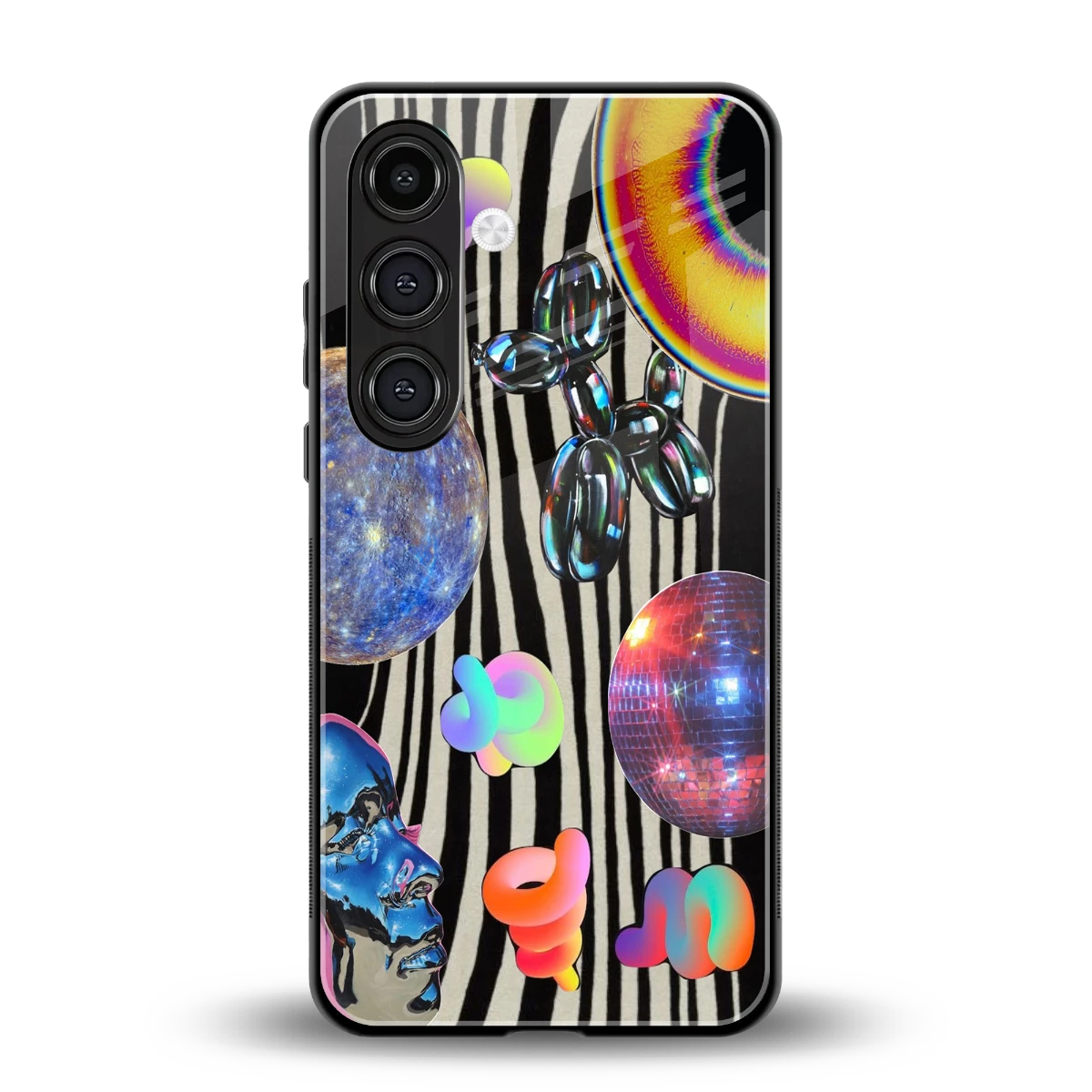 Disco Dream back phone cover | glass case for samsung galaxy s24 plus