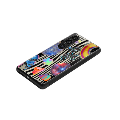 Disco Dream stylish phone case for samsung galaxy s24 | glossy glass and slim fit