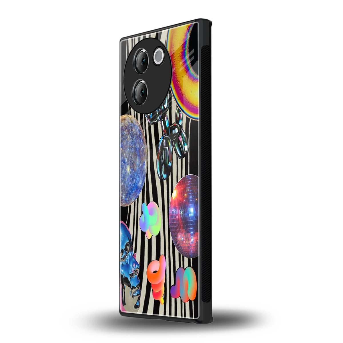 Disco Dream vivo v30e mobile cover | shockproof glass phone case