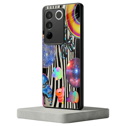 Disco Dream vivo v27 5g mobile cover | shockproof glass phone case