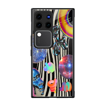 Disco Dream back phone cover | glass case forvivo v30 pro