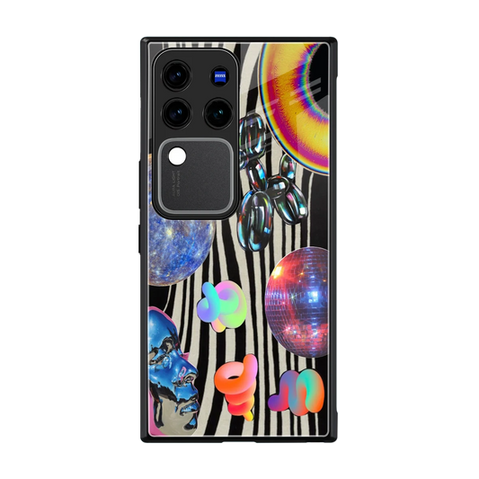 Disco Dream back phone cover | glass case forvivo v30 pro