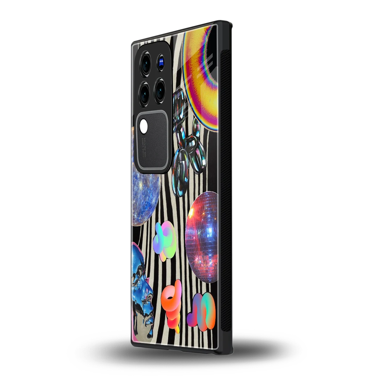 Disco Dreamvivo v30 pro mobile cover | shockproof glass phone case