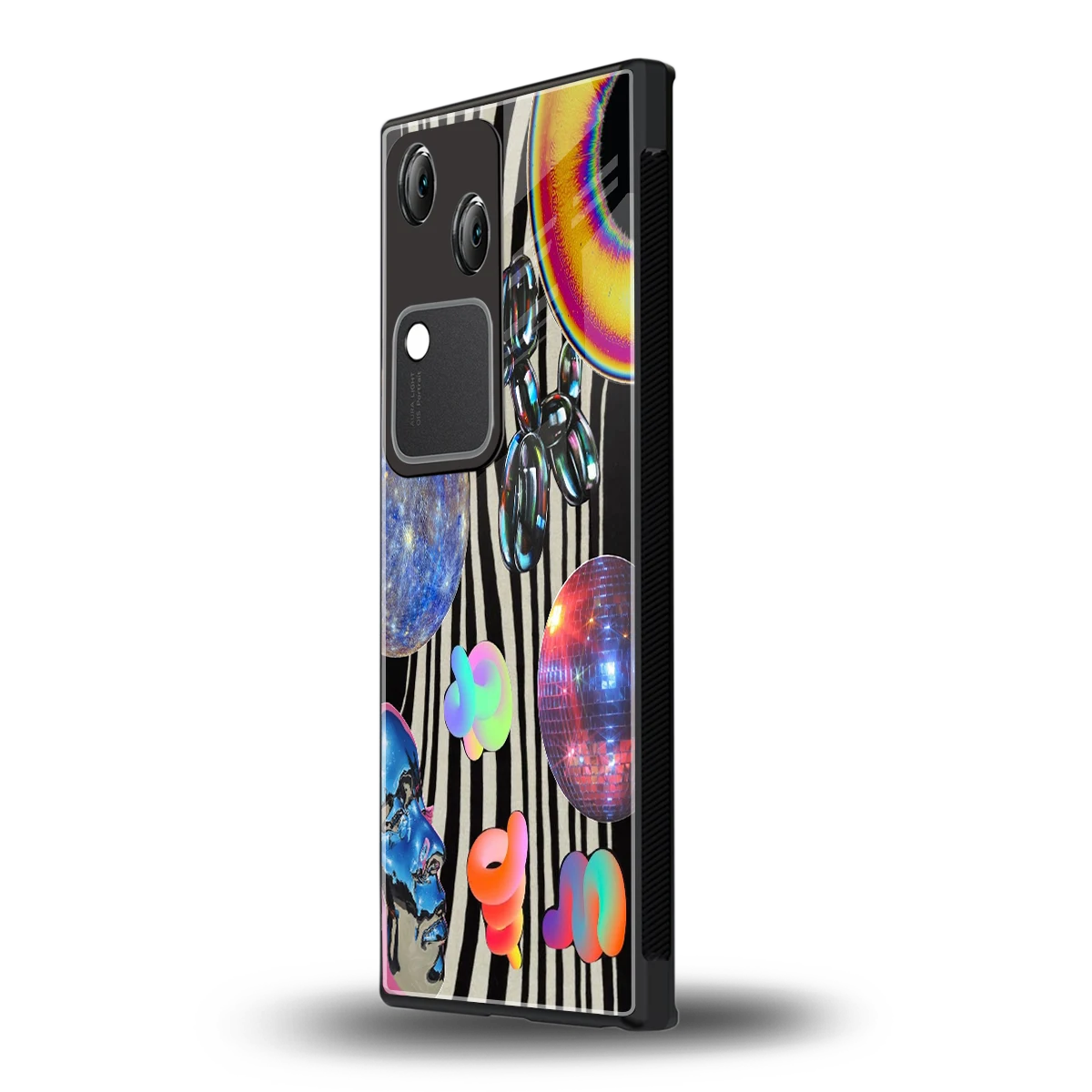 Disco Dream vivo v30 mobile cover | shockproof glass phone case