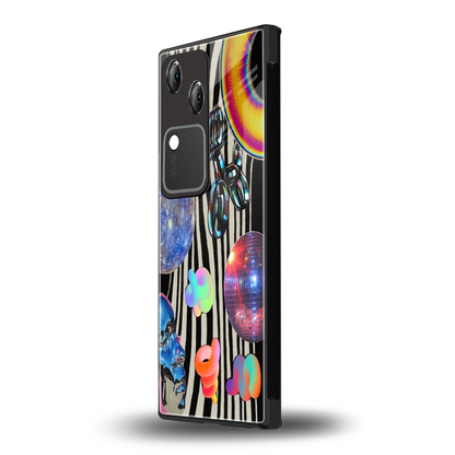 Disco Dream vivo v30 mobile cover | shockproof glass phone case