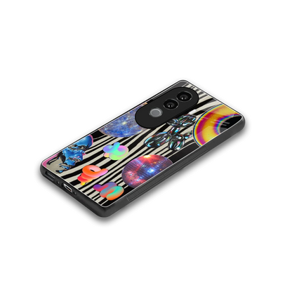 Disco Dream stylish phone case for vivo v40e | glossy glass and slim fit
