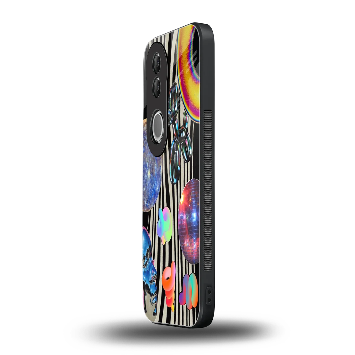 Disco Dream vivo v50 mobile cover | shockproof glass phone case