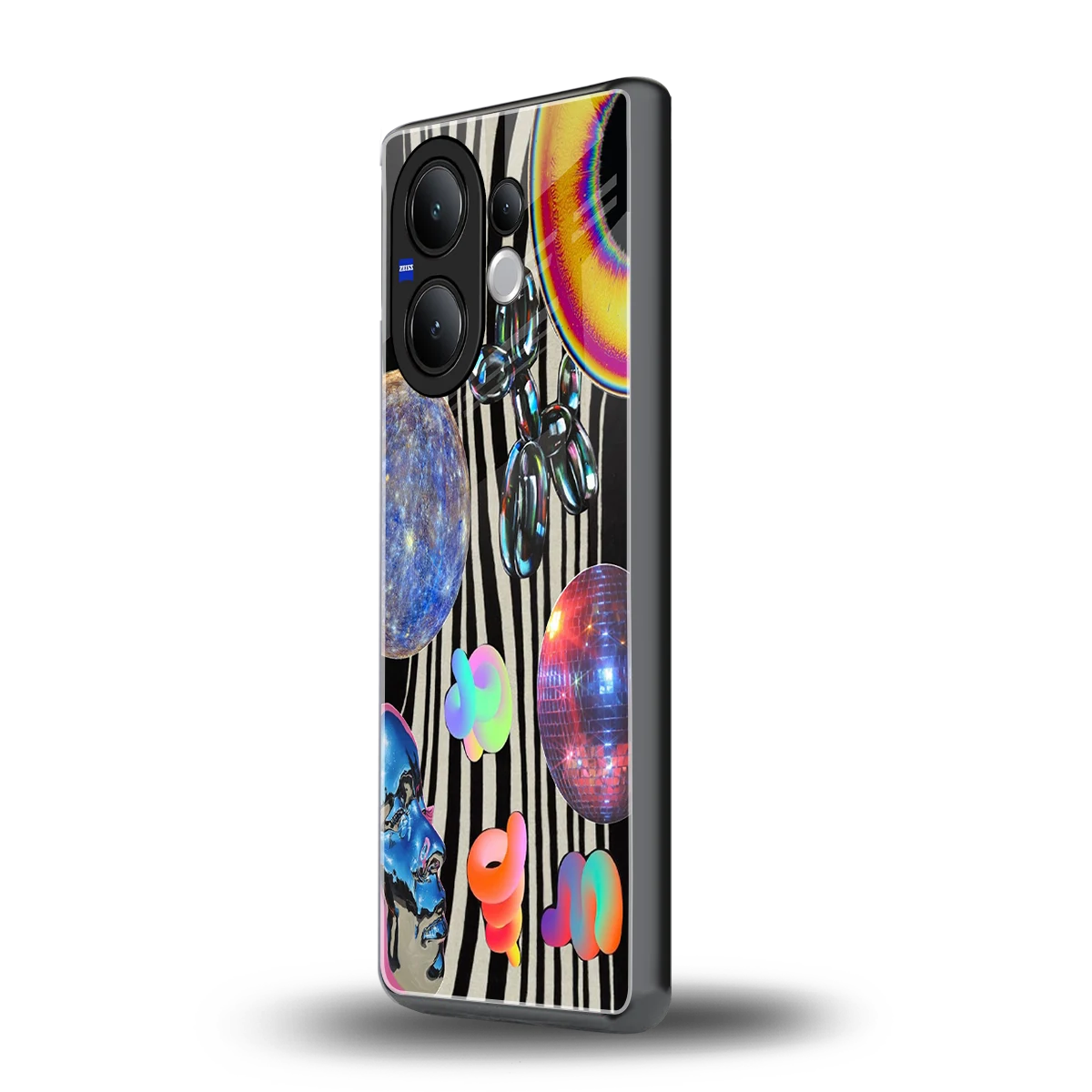 Disco Dream vivo v60 mobile cover | shockproof glass phone case