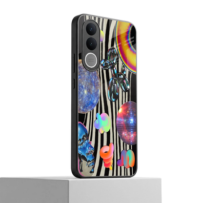 Disco Dream vivo v70 fe mobile cover | shockproof glass phone case