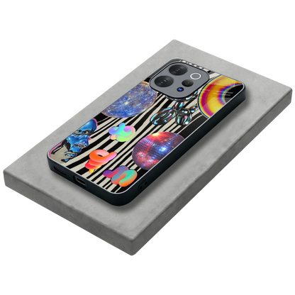 Disco Dream stylish phone case for vivo v70 elite | glossy glass and slim fit