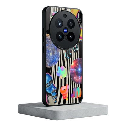 Disco Dream vivo x200 pro mobile cover | shockproof glass phone case