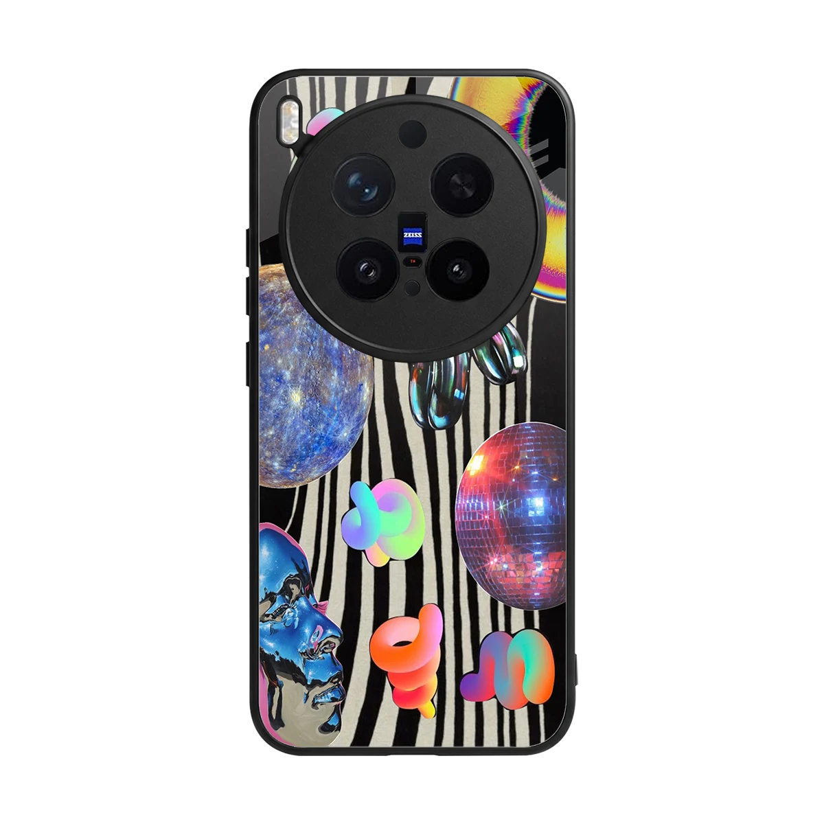 Disco Dream back phone cover | glass case for vivo x300 pro
