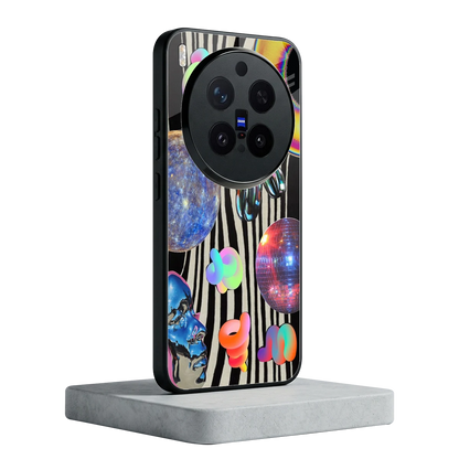 Disco Dream vivo x300 pro mobile cover | shockproof glass phone case