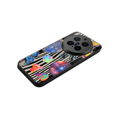 Disco Dream stylish phone case for vivo x300 pro | glossy glass and slim fit