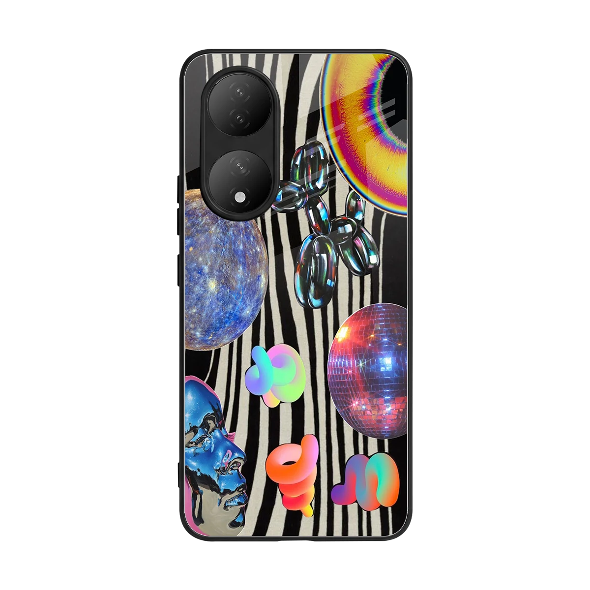 Disco Dream back phone cover | glass case for Vivo-y100