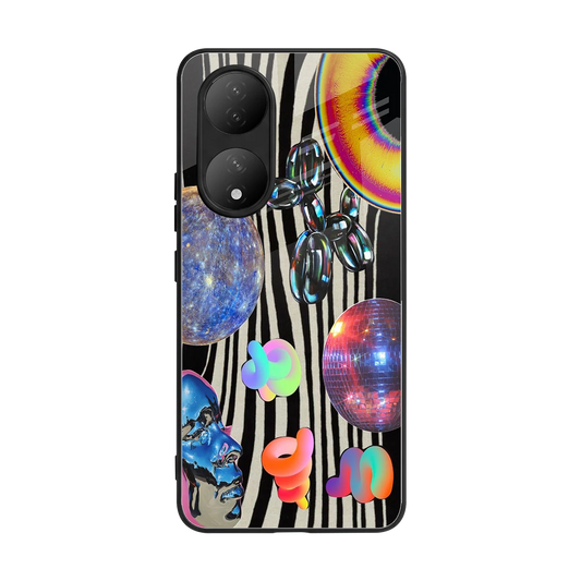 Disco Dream back phone cover | glass case for Vivo-y100