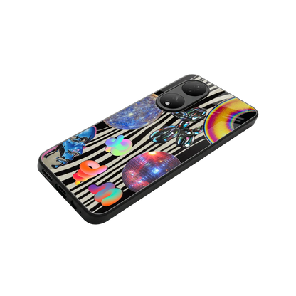 Disco Dream stylish phone case for Vivo-y100 | glossy glass and slim fit