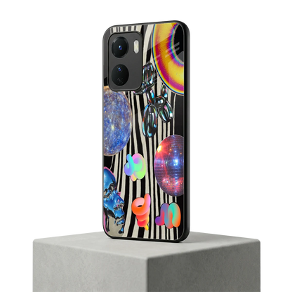 Disco Dream vivo y16 mobile cover | shockproof glass phone case